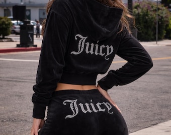 Vintage Y2K Juicy Tracksuit 7 Colorways - Streetwear Hoodie and Pants