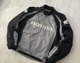 HONDA Racing Mesh Biker Jacke, Atmungsaktiver Schutz & Motorradfahren Biker