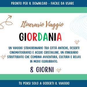 Itinerario di Viaggio Giordania – Programma giornaliero Hotel, Esperienze, Ristoranti selezionati | Tour completo | Guida Turistica Download