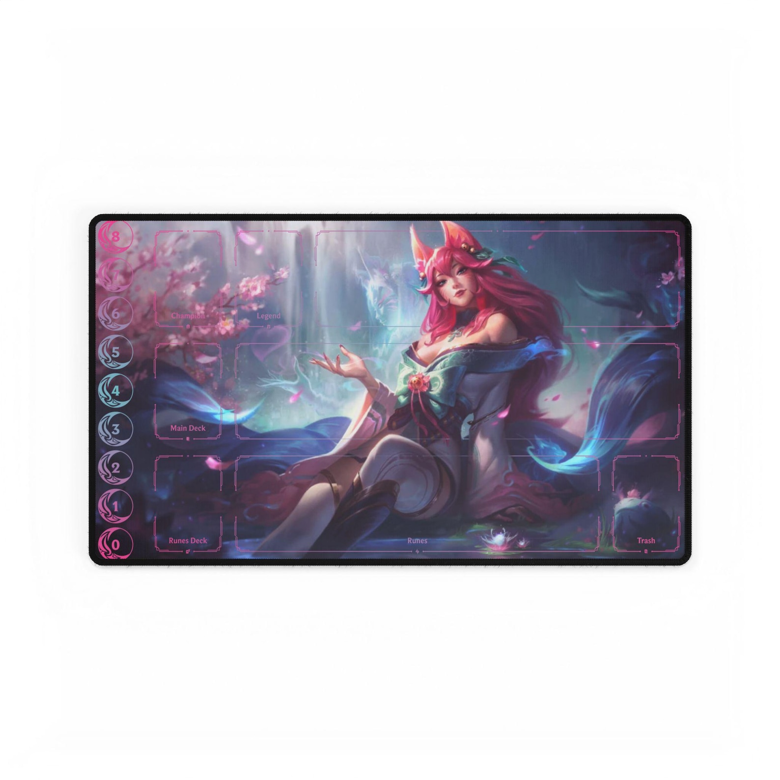 Spirit Blossom Ahri Playmat | Riftbound League of Legends TCG - Etsy