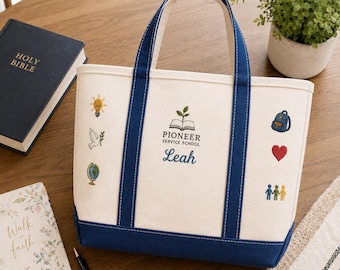 2026 Pioneer Service School Tote Bag, Best Life Ever Ministry Bag, JW Pioneer Gift, Field Service Tote, Jehovahs Witness Sister Gift