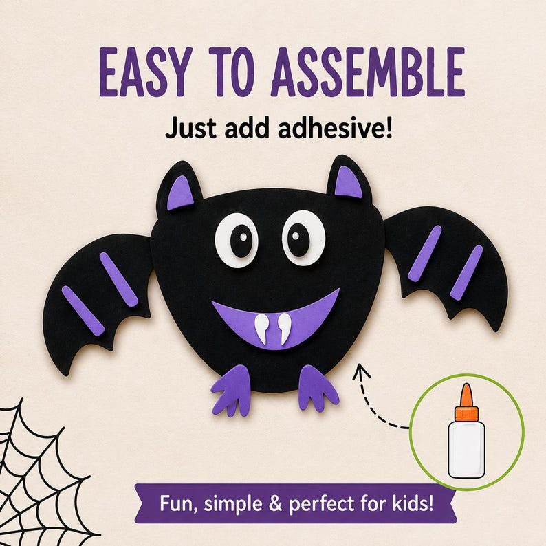 Halloween Foam Craft Kit Set – 4 Individually Packaged Crafts for Kids ...
