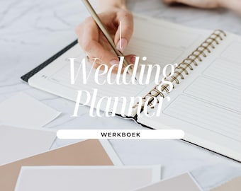 Wedding Planner Checklist Dutch | Complete Wedding Planner Workbook | Wedding Planner Printable & Canva Template and PDF