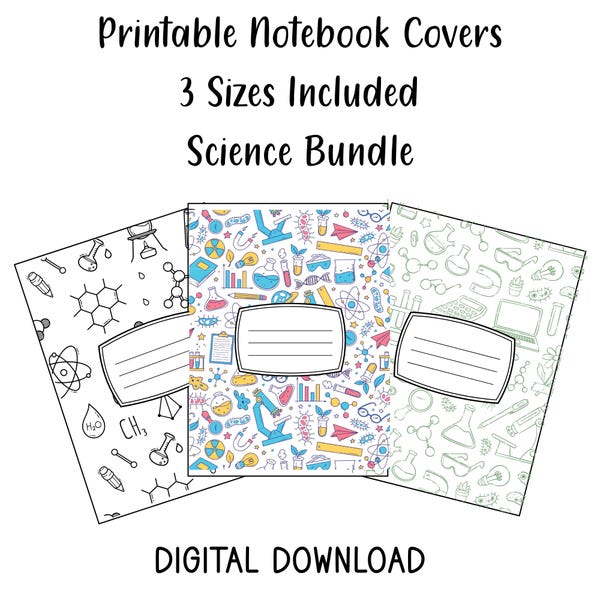 Biology Notebook Cover - Etsy