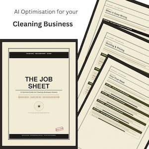 Cleaning Business ChatGPT Prompts | AI Toolkit for Small Companies (PDF)