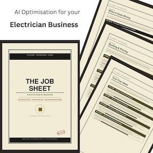 AI Prompts Guide for Electricians | ChatGPT Toolkit for Business (PDF)