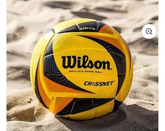 Wilson Replica Game Volleyball – Official Size Crossnet Training Ball, Indoor Outdoor Play
