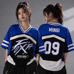 Ateez San Baseball Jersey - Etsy