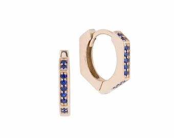 ストーンマキシループピアス