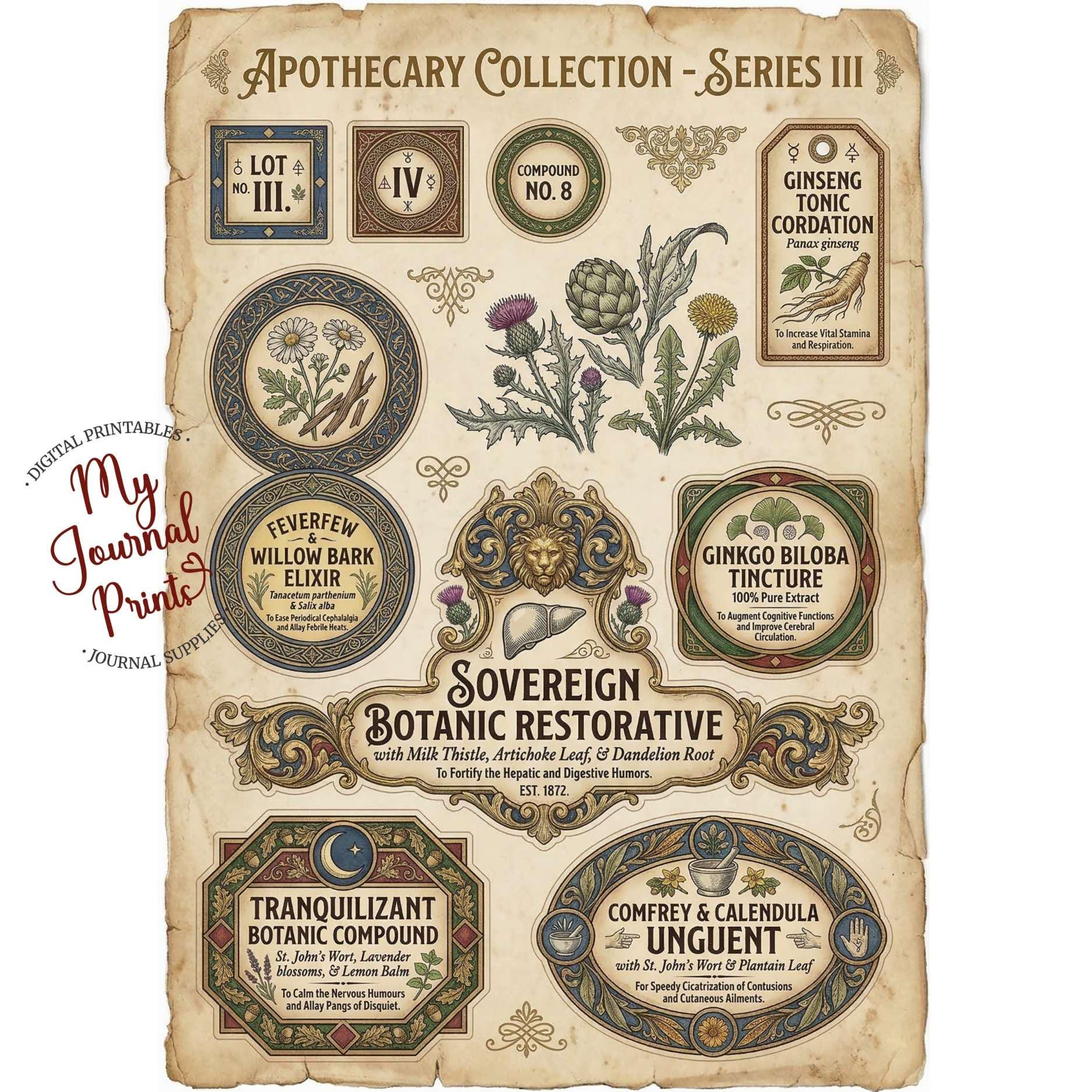 Victorian Toothpaste Label Victorian Apothecary Labels – Printable Ephemera for Junk Journal ...