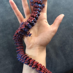 Stunning Flexible 3D-Printed Articulated Dragon Fidget