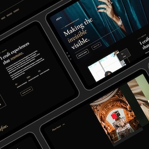 stylish template squarespace