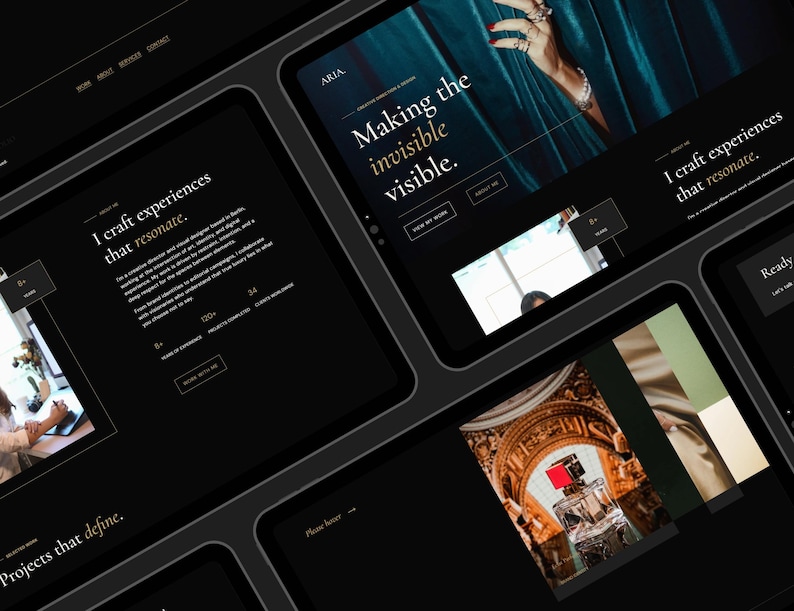 stylish template squarespace