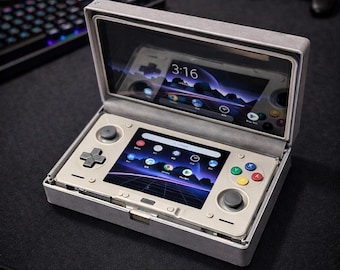 AYN Thor Protective Case with Lanyard, 3D Printed Thor Flip Console Case, Travel Storage Box, Anti Drop Cover, AYN Thor Accessories