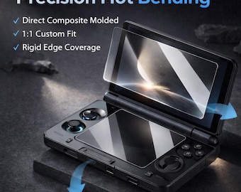 AYN THOR Screen Protector, Tempered Glass Film, Anti Scratch HD Clear Protective Screen Guard, Ayn Thor Kit, Handheld Console Accessory