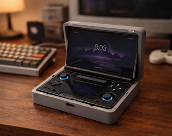 AYN THOR Magnetic Storage Case, Shockproof Travel Box for Ayn Thor Handheld Console, Portable Protective Gaming Case, Retro Gamer Accessory