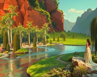 Enchanted Wilderness | 4 Wild and Surreal Landscapes for Download and Printing