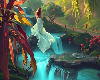 Enchanted Forest | 5 Surreal Feminine Landscapes for Download and Printing