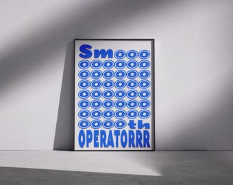 Formel 1 Carlos Sainz SmoothOperator Poster F1 Wand Kunst 2026 Minimalist Art Print