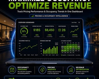Airbnb Pricing & Occupancy Management System | Revenue Optimization Dashboard