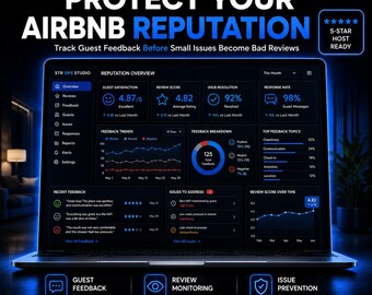 Airbnb Reputation Management System | Review Dashboard & Guest Experience Tracker