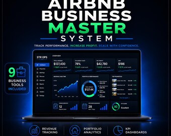 Airbnb Business Master System | STR Business Intelligence & Multi-Property Dashboard