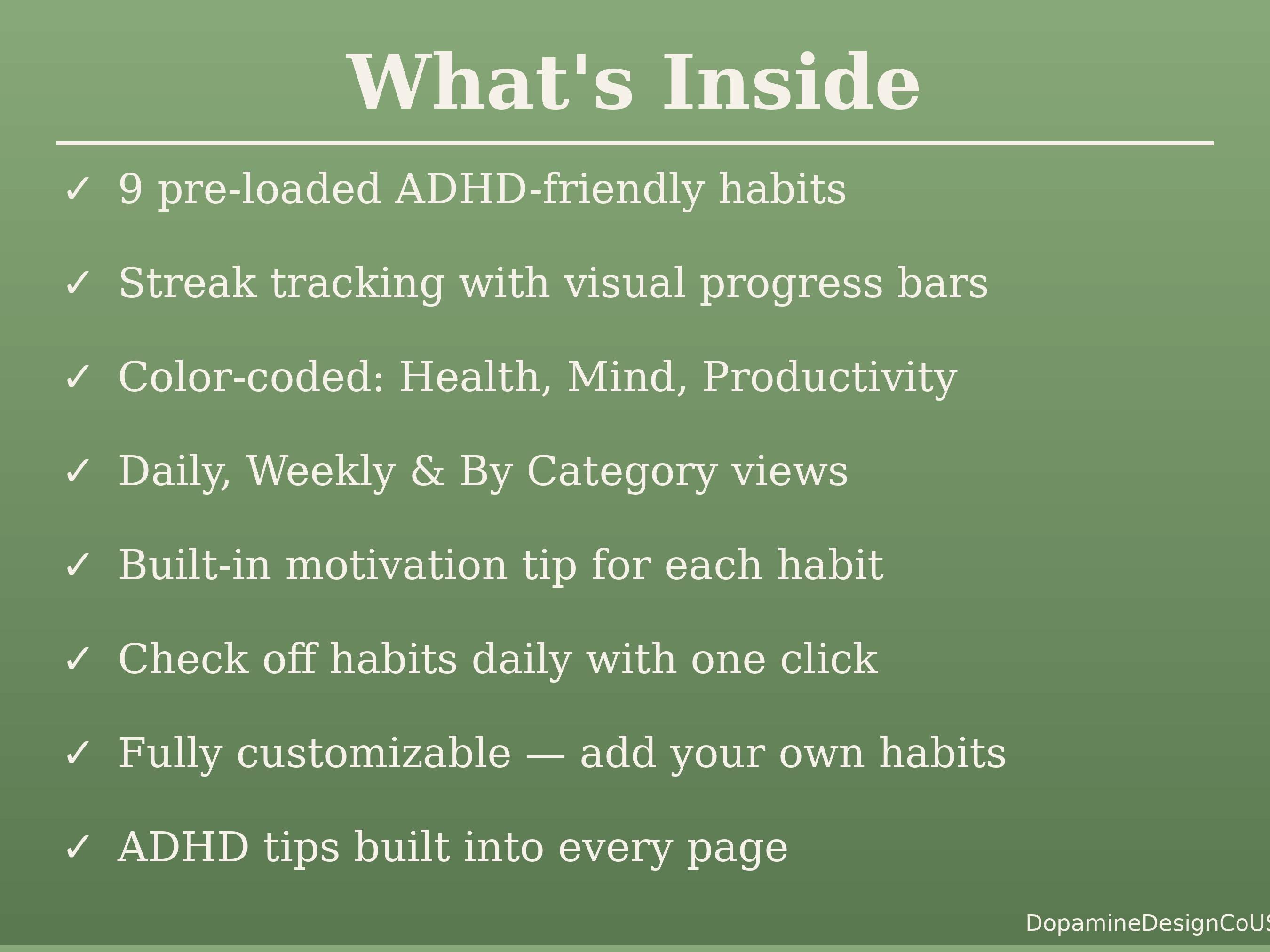 ADHD Habit Tracker Notion Template | Daily Habit Tracker | Streak ...