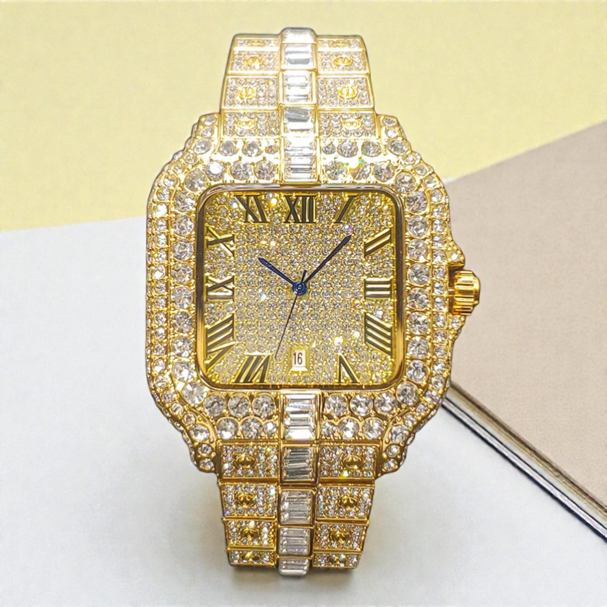 Square Watch With Roman Numerals - Etsy