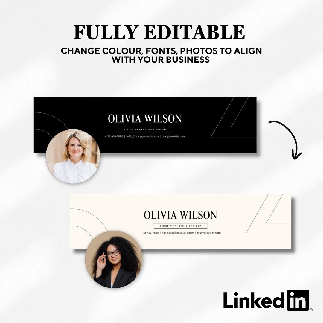 Linkedin Editable Frame Linkedin Banners Templates, Minimalist Linkedin Banners, Professional ...