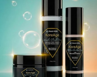 KoreAge Lift & Restore Skincare Set | Bakuchiol, Ceramides, Mature Skin Repair