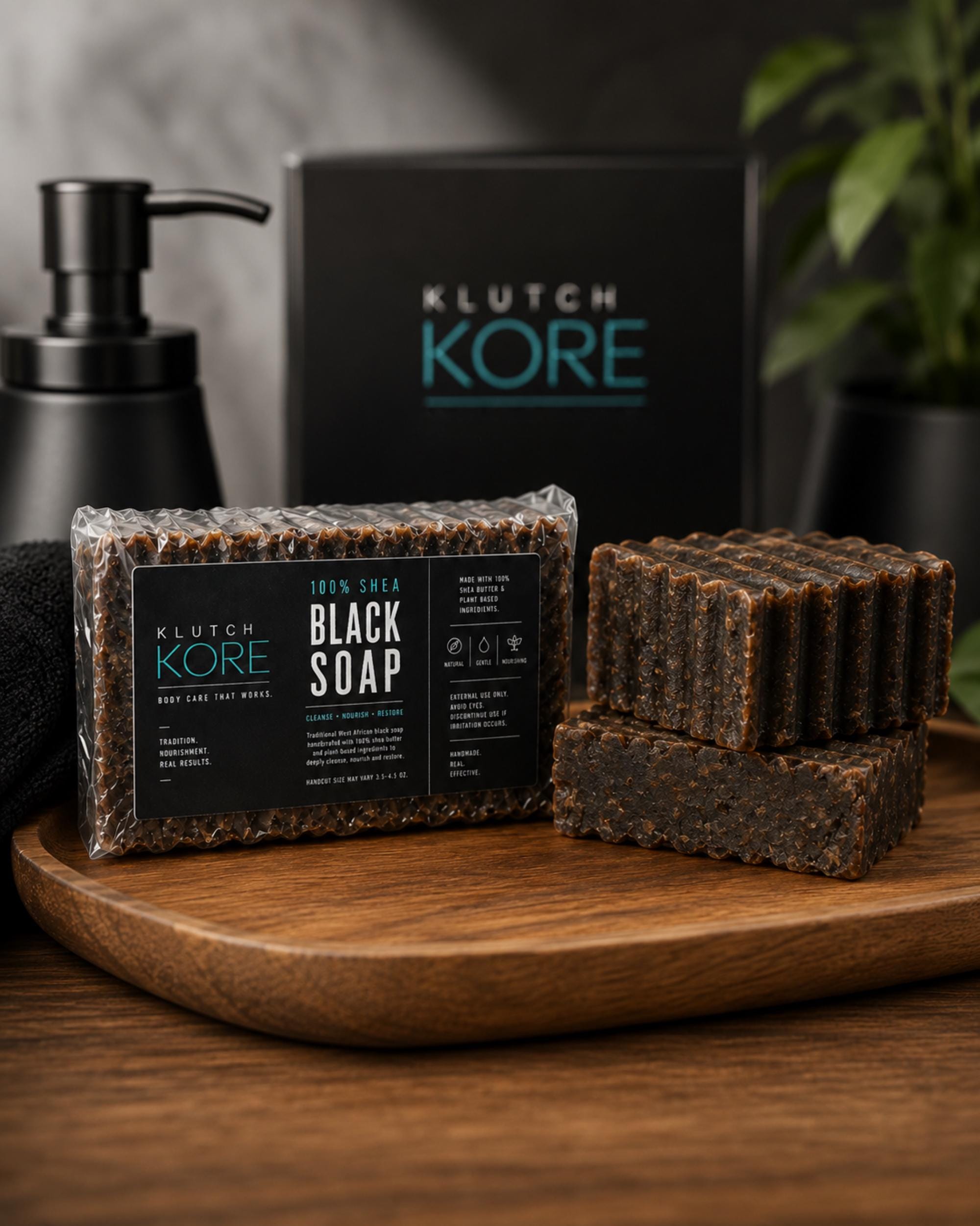 African Black Soap Bars (2-Pack)
