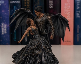 Tanzendes Paar – Fantasy Miniatur | 3D Printed Bookish | Nesta und Cassian