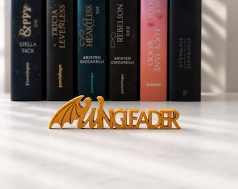 Wingleader lettering 3D printed