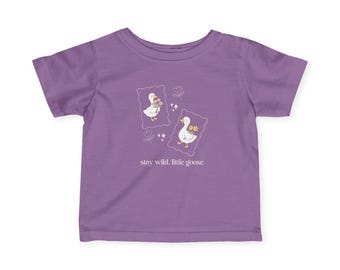 Stay Wild, Little Goose Infant Jersey Tee