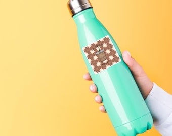 Sip, Stitch, Repeat Sticker