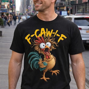 F Caw F Rooster Funny Bird Chicken Whisperer Fawk PNG