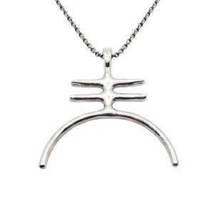 Amalgamsymbolhalsband: Förgylld fusion - Unity Charm-hänge