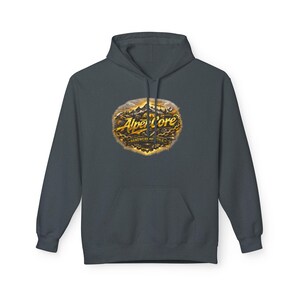 AlpenCore Hoodie - Craftsman Streetwear Workwear - Premium Unisex Hooded Hoodie - Construction Site Style Gift for Tradesmen - Hip Hop Workwear
