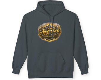 Sudadera con capucha AlpenCore - Ropa de trabajo para artesanos - Sudadera con capucha unisex premium - Regalo para trabajadores de construcción - Ropa de trabajo hip hop