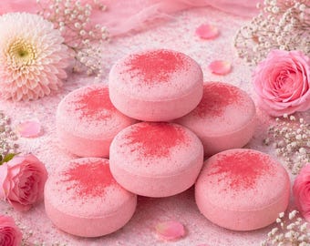 6 Badebomben Bundle Muttertags Rosé & Honig duftende Badebombe | Handgefertigtes Moisturizing Spa Soak BEGRENZTE ZEIT Nur 1 verfügbar