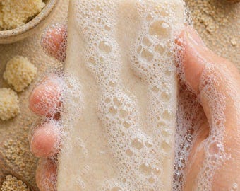 Unscented Shea Butter Soap – Natural Gentle Skincare Bar, Fragrance Free Soap for Sensitive Skin