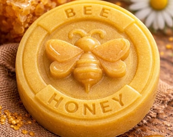 Handmade Bee Honey Soap Bar, Oatmeal & Sweetgrass Skincare