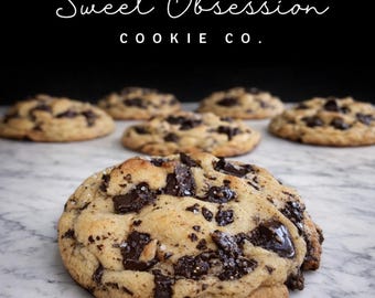 Dark Chocolate Sea-Salt Sweet Obsession Cookie-Box