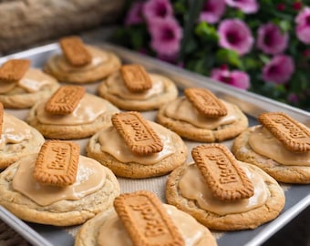 Caja de galletas rellenas de Biscoff de Sweet Obsession