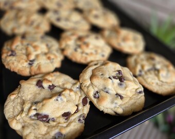 Caja de galletas Sweet Obsession con chispas de chocolate