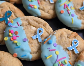 Caja de galletas Sweet Obsession para concienciar sobre el cáncer de ovario