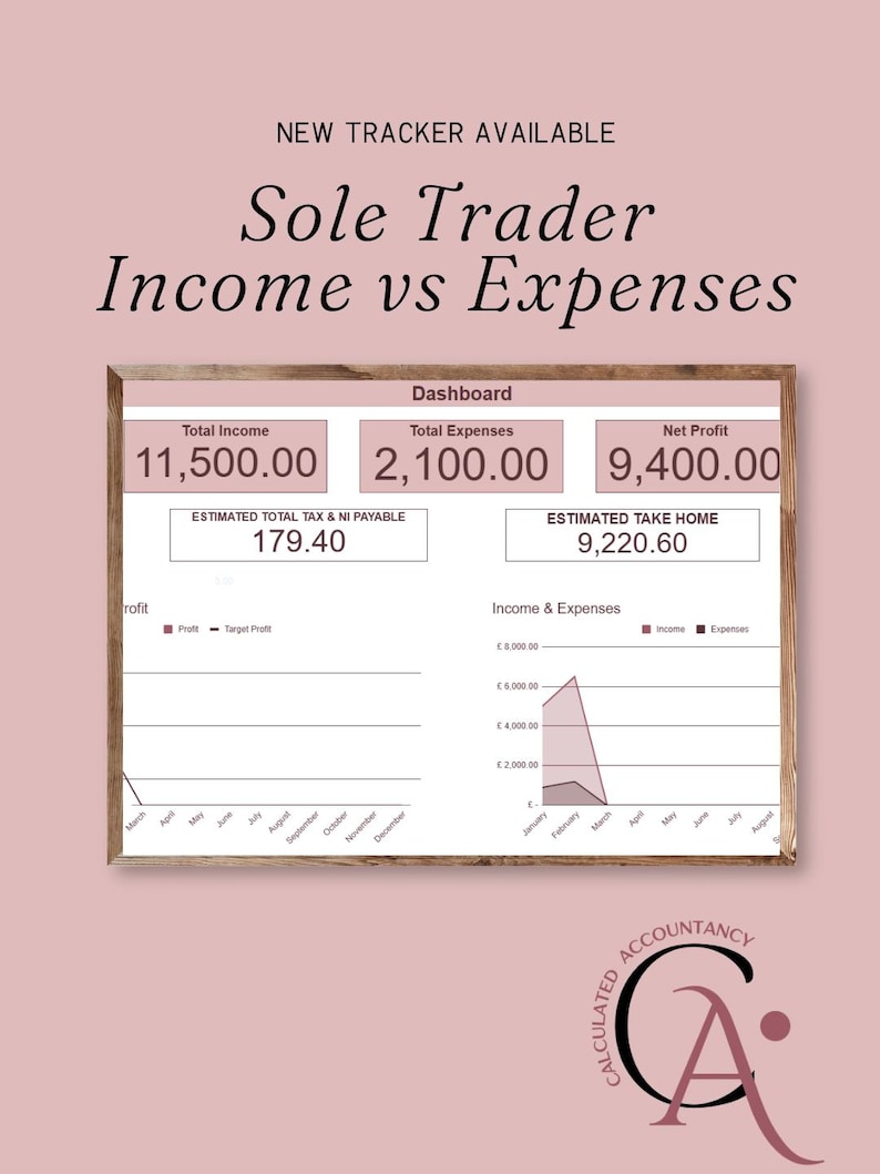 UK Sole Trader Income Expense Spreadsheet Small Business Finance UK Sole Trader Income Expense Spreadsheet Small Business Finance