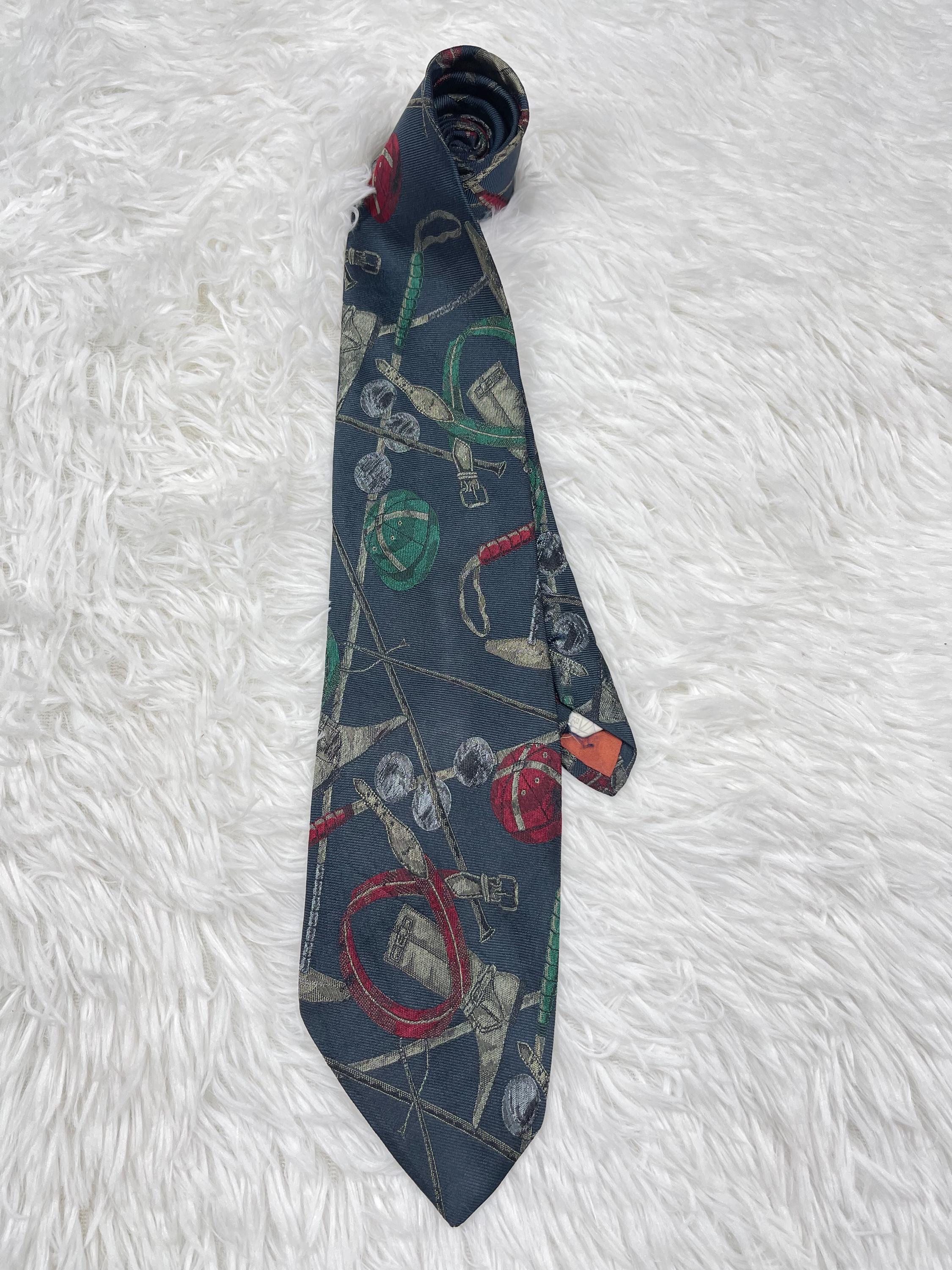 Polo Ralph Lauren Silk Tie, Equestrian Pattern, 62 Inch Length - Etsy