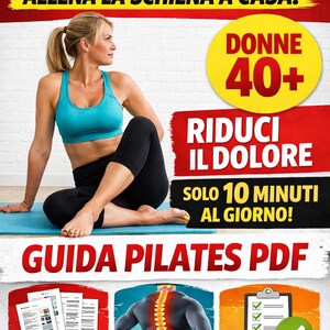 Pilates a Casa 7 Giorni Challenge – Pancia Piatta e Tonificazione – Programma Facile per Principianti (PDF + Video)