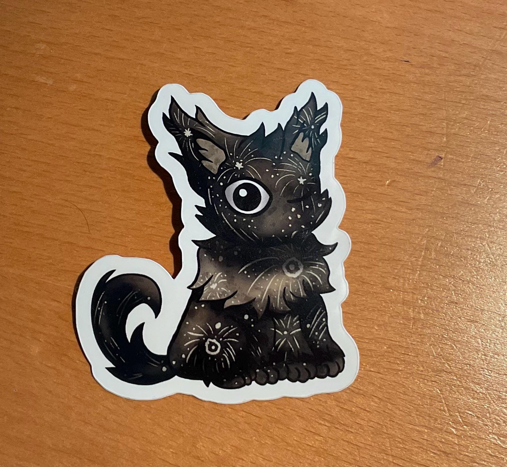 Mercury Space Cat Sticker, Waterproof Vinyl Decal, Cat Lover Gift - Etsy